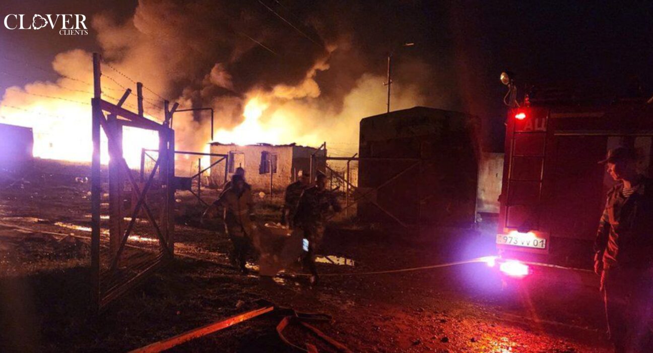 Nagorno-Karabakh Fuel Depot Blast Kills 20 as Refugee Count Doubles