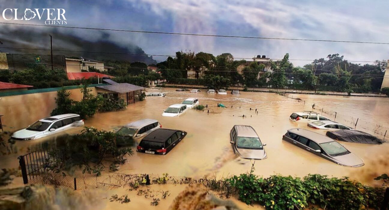 Spain Flooding Structures Collapsed, Cars Drowned, and Roads Turned to Mud