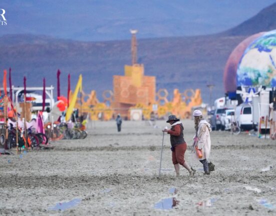 Burning Man Festival, Rain, Storm