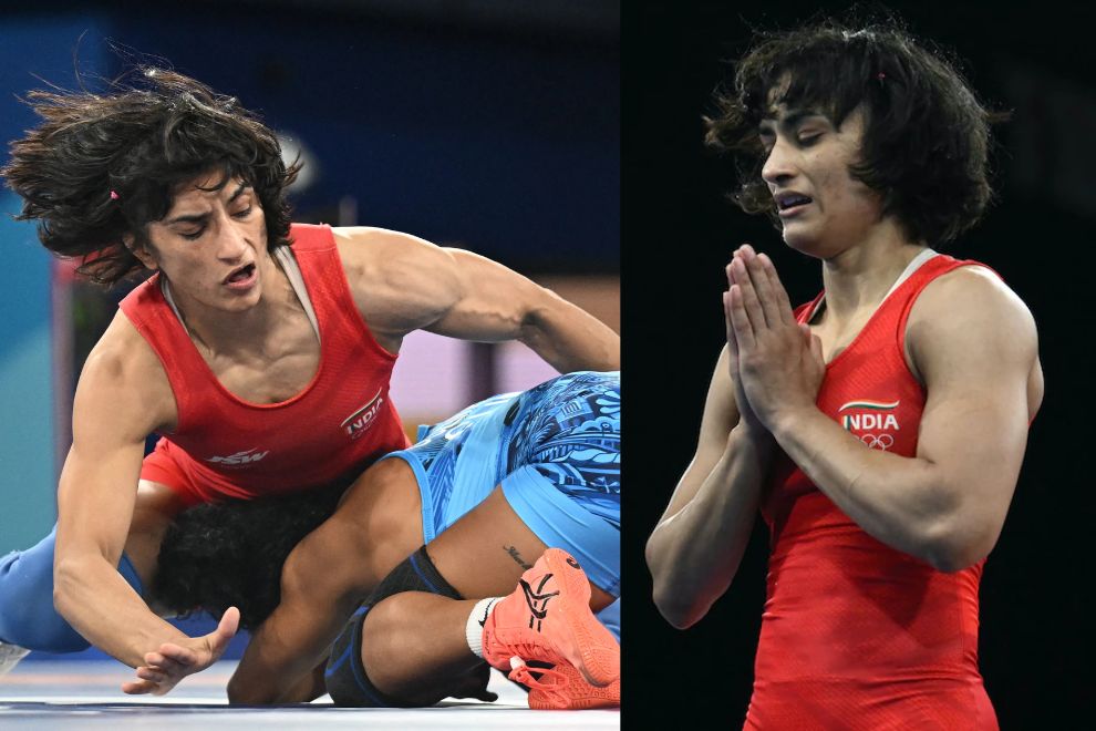 Vinesh Phogat qualifying for final wrestling in 2024 Paris Olympics